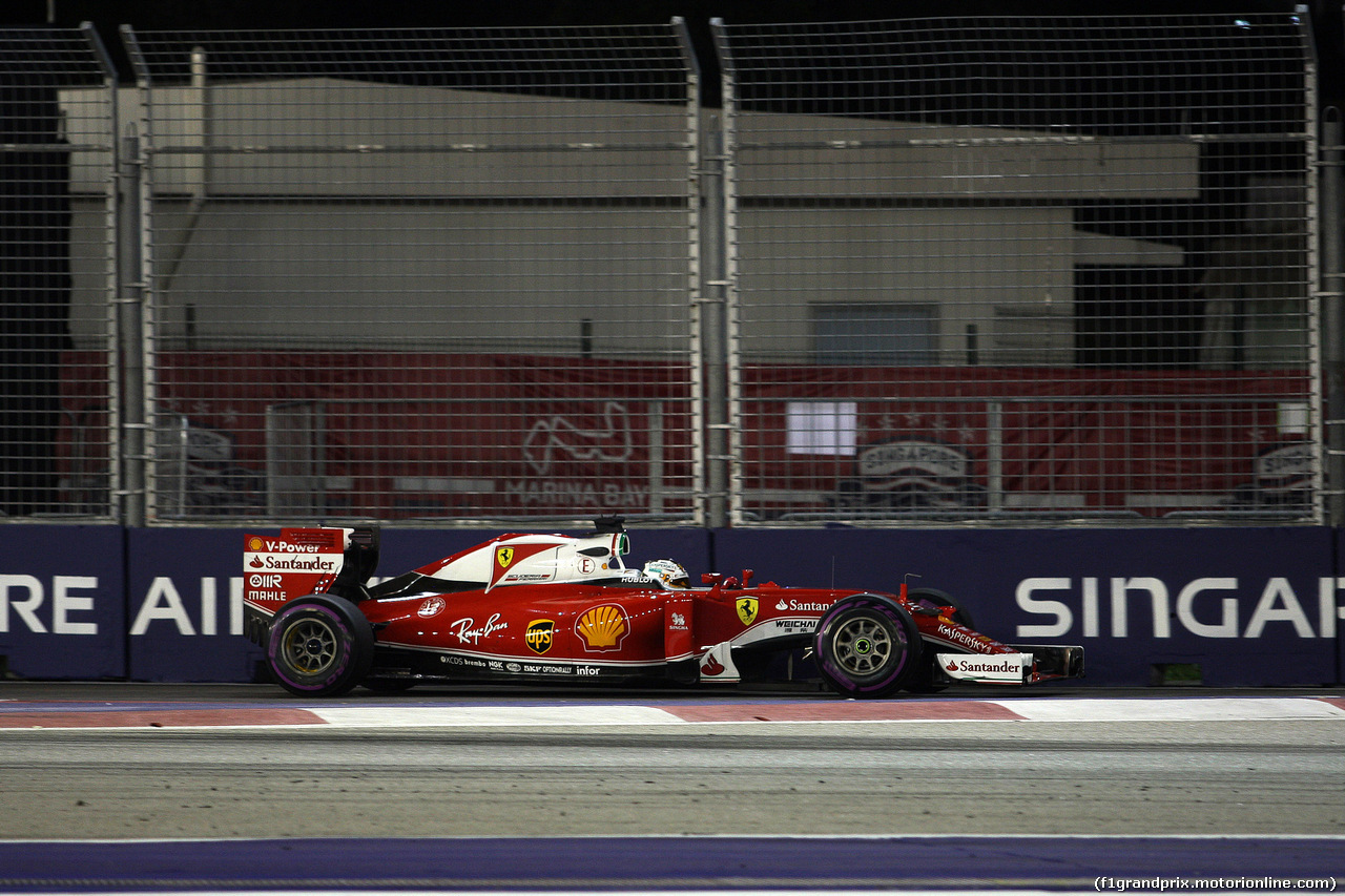 GP SINGAPORE, 16.09.2016 - Prove Libere 2, Sebastian Vettel (GER) Ferrari SF16-H