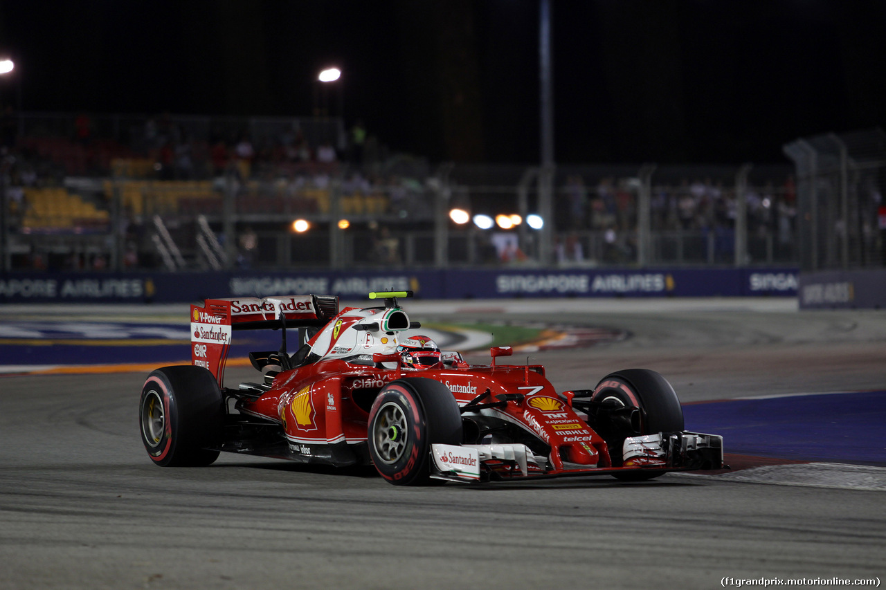 GP SINGAPORE, 16.09.2016 - Prove Libere 2, Kimi Raikkonen (FIN) Ferrari SF16-H