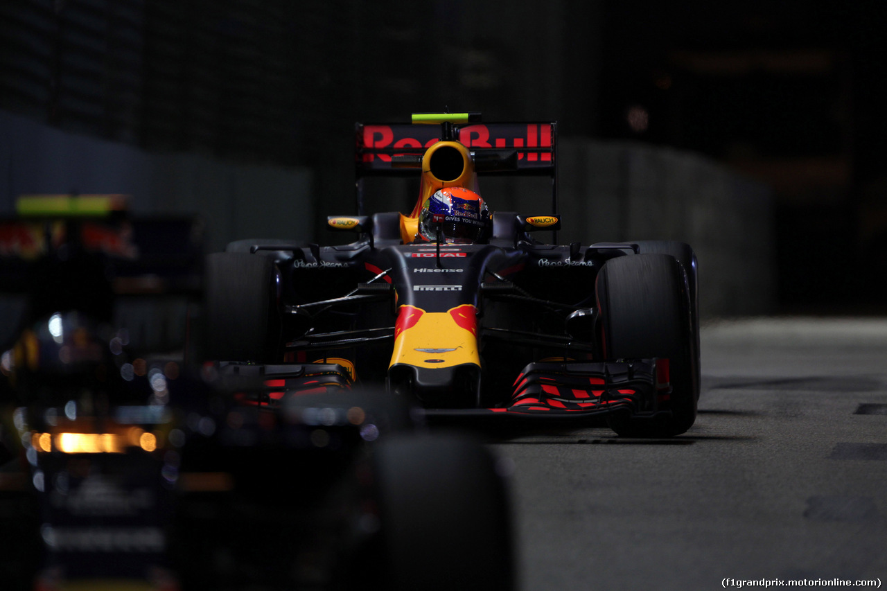 GP SINGAPORE, 16.09.2016 - Prove Libere 2, Max Verstappen (NED) Red Bull Racing RB12