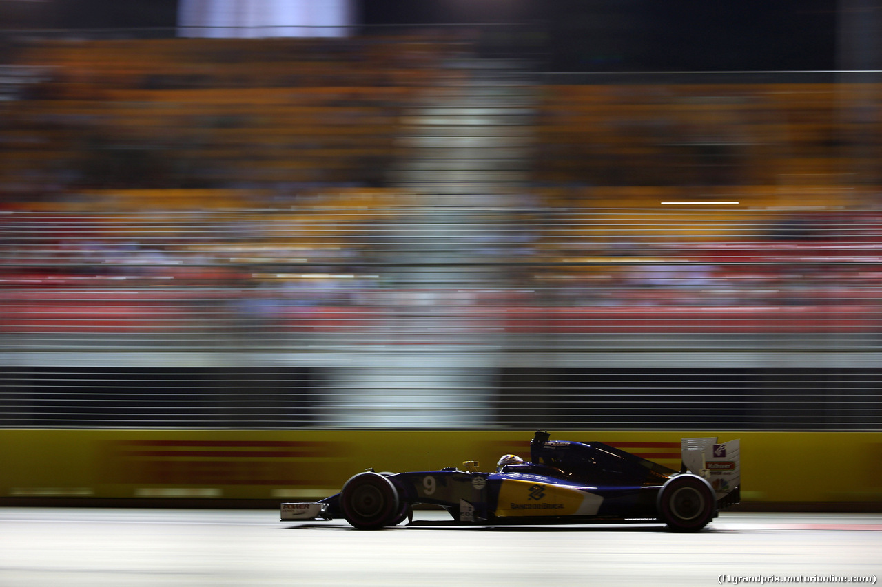 GP SINGAPORE, 16.09.2016 - Prove Libere 2, Marcus Ericsson (SUE) Sauber C34