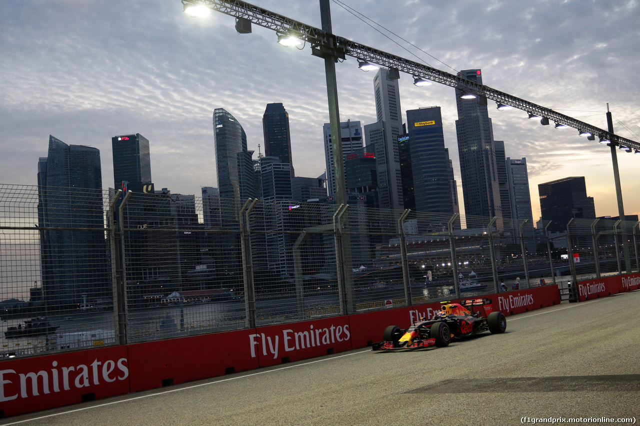 GP SINGAPORE, 16.09.2016 - Prove Libere 1, Max Verstappen (NED) Red Bull Racing RB12