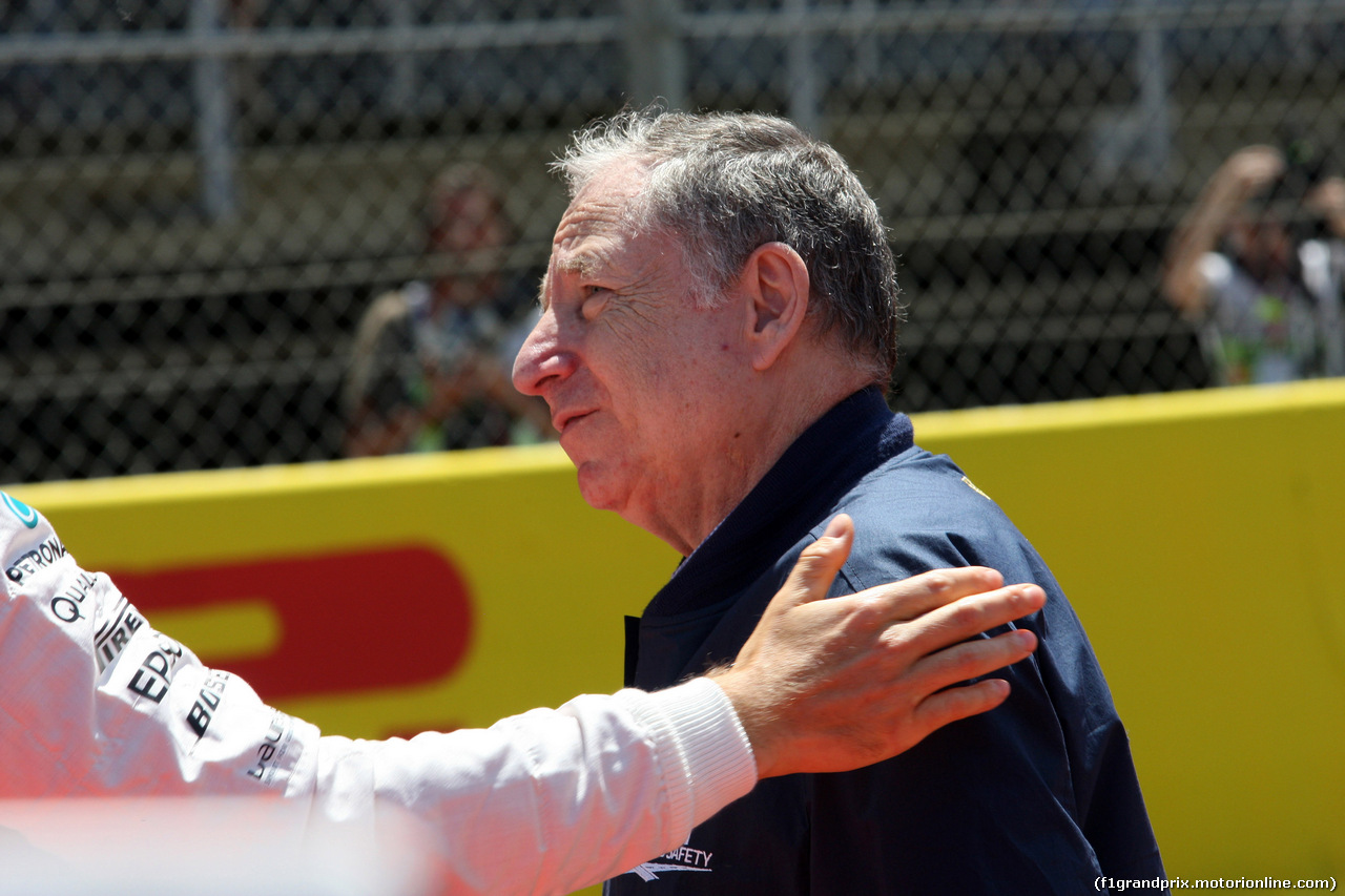 GP SPAGNA, 15.05.2016- Gara, Jean Todt (FRA), President FIA