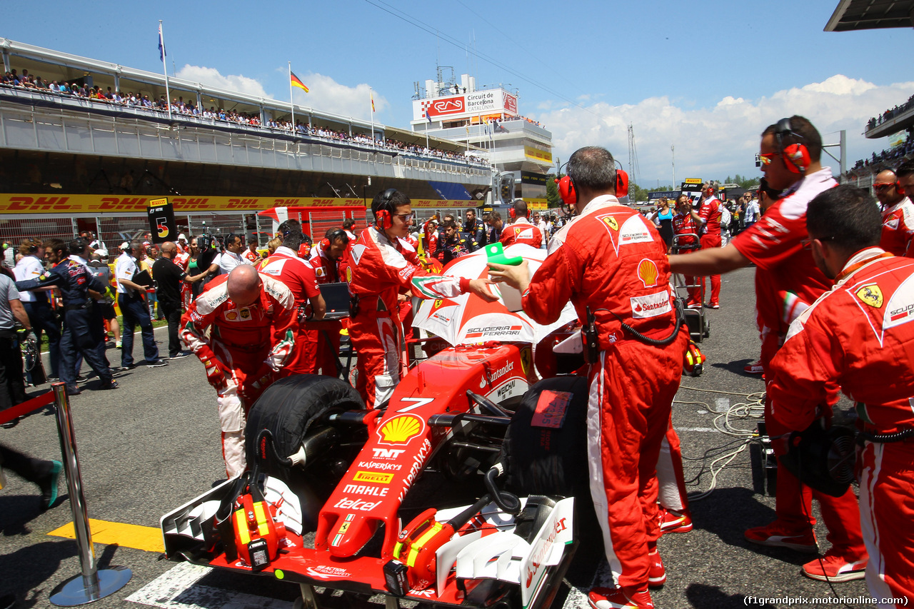 GP SPAGNA, 15.05.2016- Gara, Kimi Raikkonen (FIN) Ferrari SF16-H