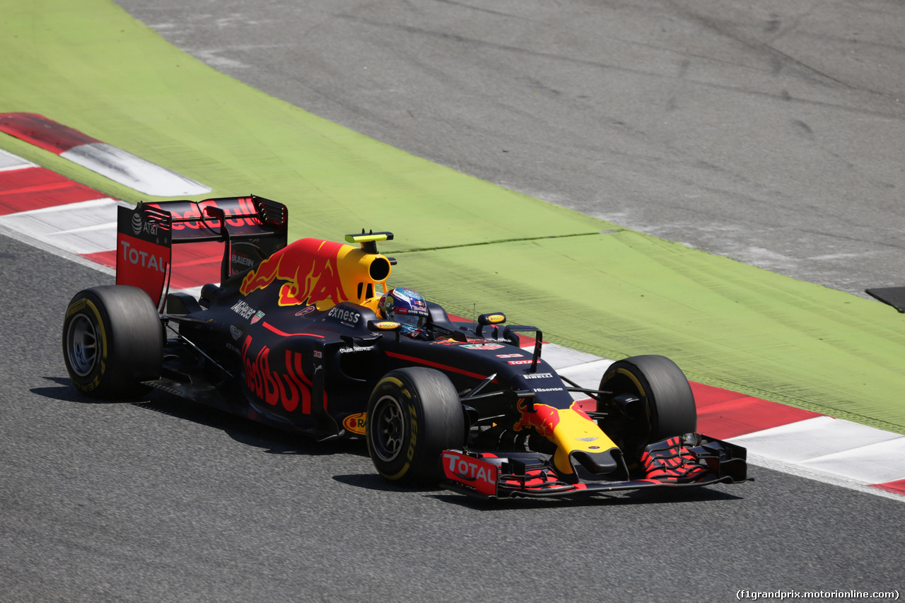 GP SPAGNA, 15.05.2016- Gara 2, Max Verstappen (NED) Red Bull Racing RB12