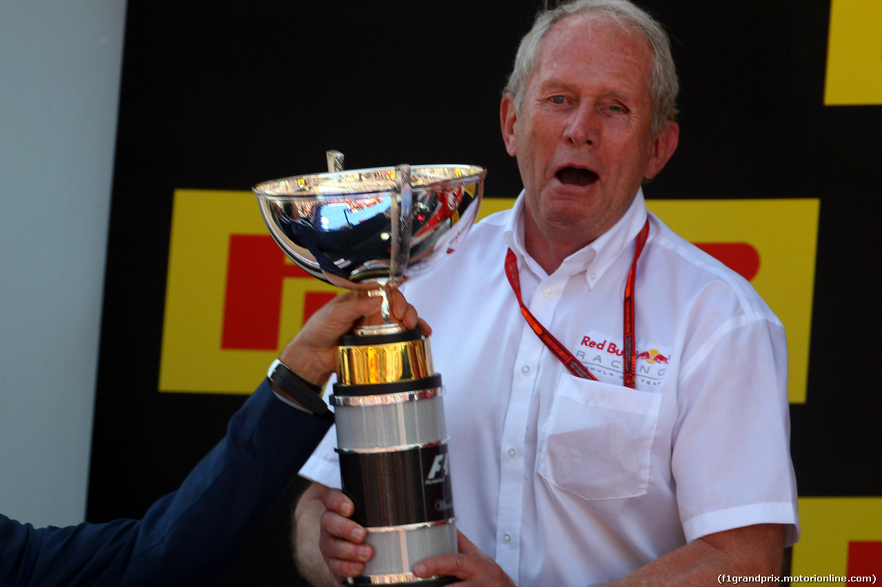 GP SPAGNA, 15.05.2016- Gara 2, Helmut Marko (AUT), Red Bull Racing, Red Bull Advisor