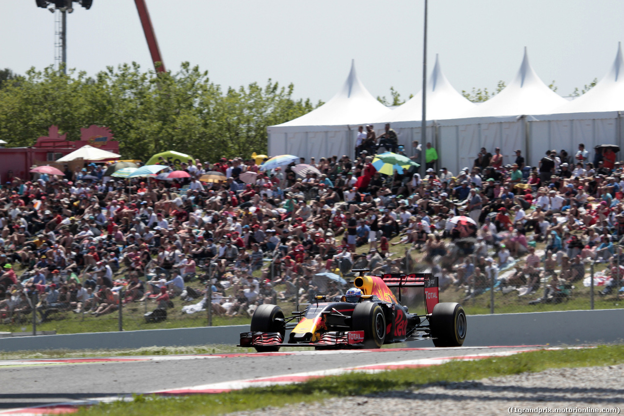 GP SPAGNA, 15.05.2016- Gara 2, Daniel Ricciardo (AUS) Red Bull Racing RB12