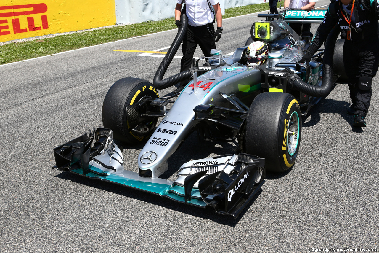 GP SPAGNA, 15.05.2016- Gara 2, Lewis Hamilton (GBR) Mercedes AMG F1 W07 Hybrid