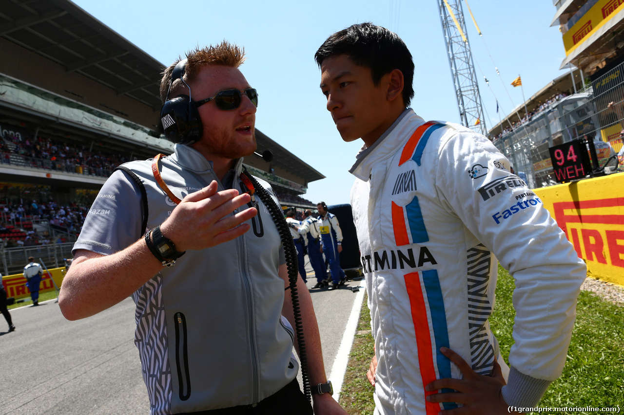 GP SPAGNA, 15.05.2016- Gara 2, Rio Haryanto (IDN) Manor Racing MRT05