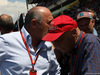 GP SPAGNA, 15.05.2016- Gara, Ron Dennis (GBR) McLaren Executive Chairman e Nikki Lauda (AU), Mercedes