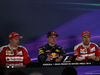 GP SPAGNA, 15.05.2016- Gara 2, Conferenza Stampa, Kimi Raikkonen (FIN) Ferrari SF16-H, Max Verstappen (NED) Red Bull Racing RB12 e Sebastian Vettel (GER) Ferrari SF16-H