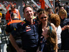 GP SPAGNA, 15.05.2016- Gara 2, Christian Horner (GBR), Red Bull Racing, Sporting Director e sua moglie