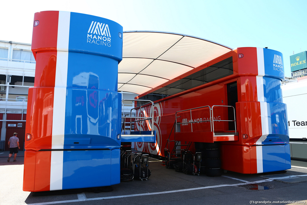 GP SPAGNA, 12.05.2016 - Manor Racing Hospitality