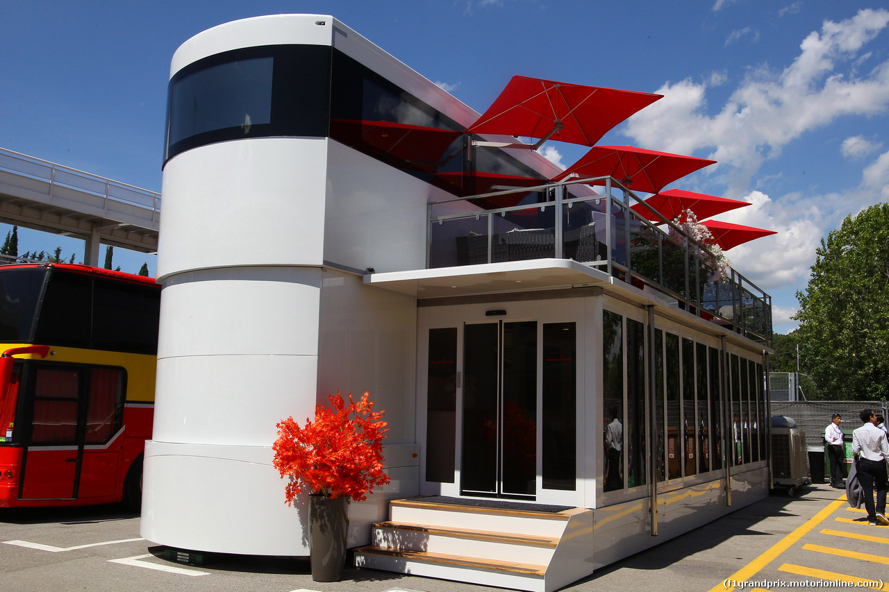 GP SPAGNA, 12.05.2016 - Honda Motorhome