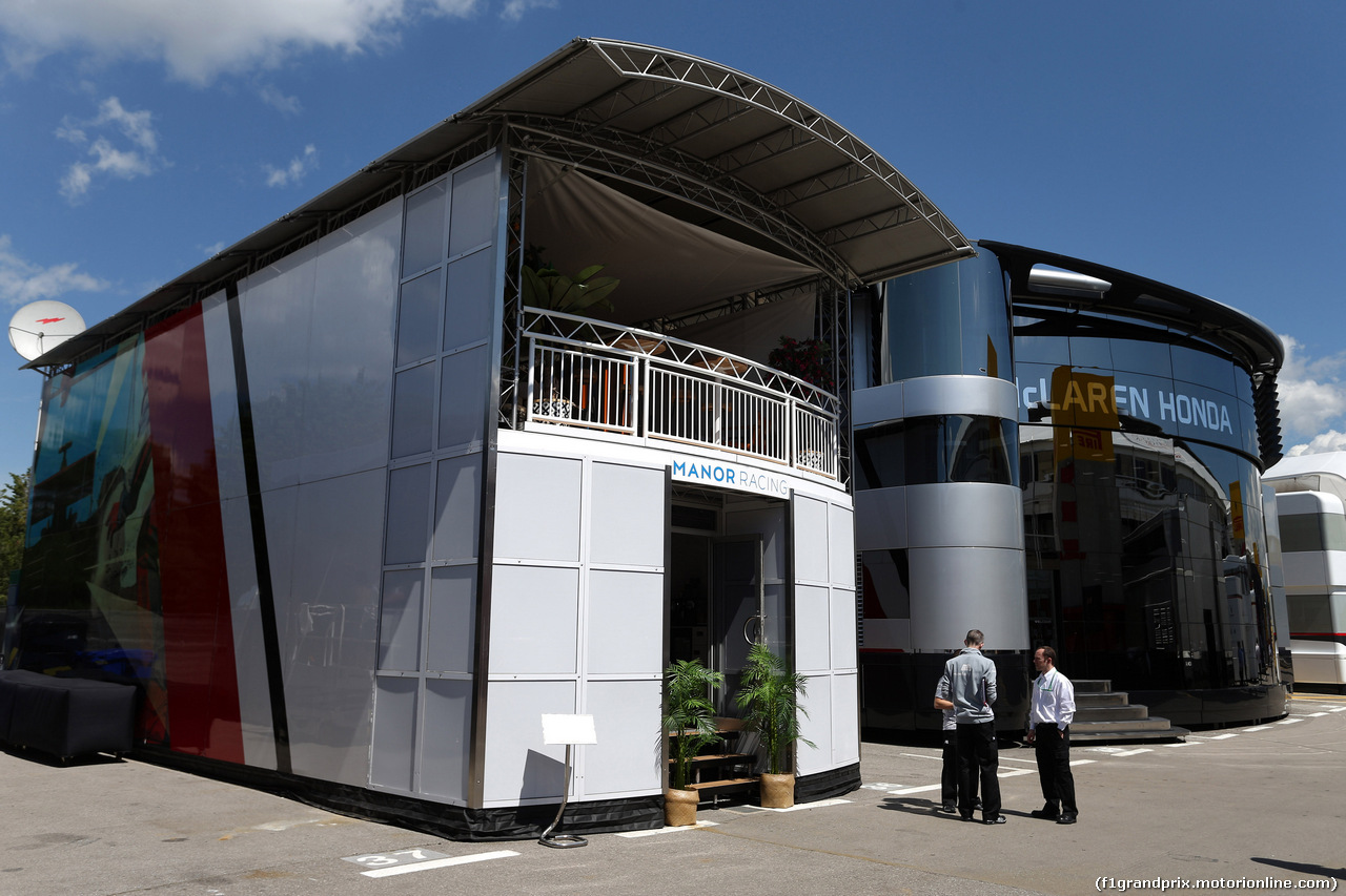 GP SPAGNA, 12.05.2016 - Manor Racing Hospitality