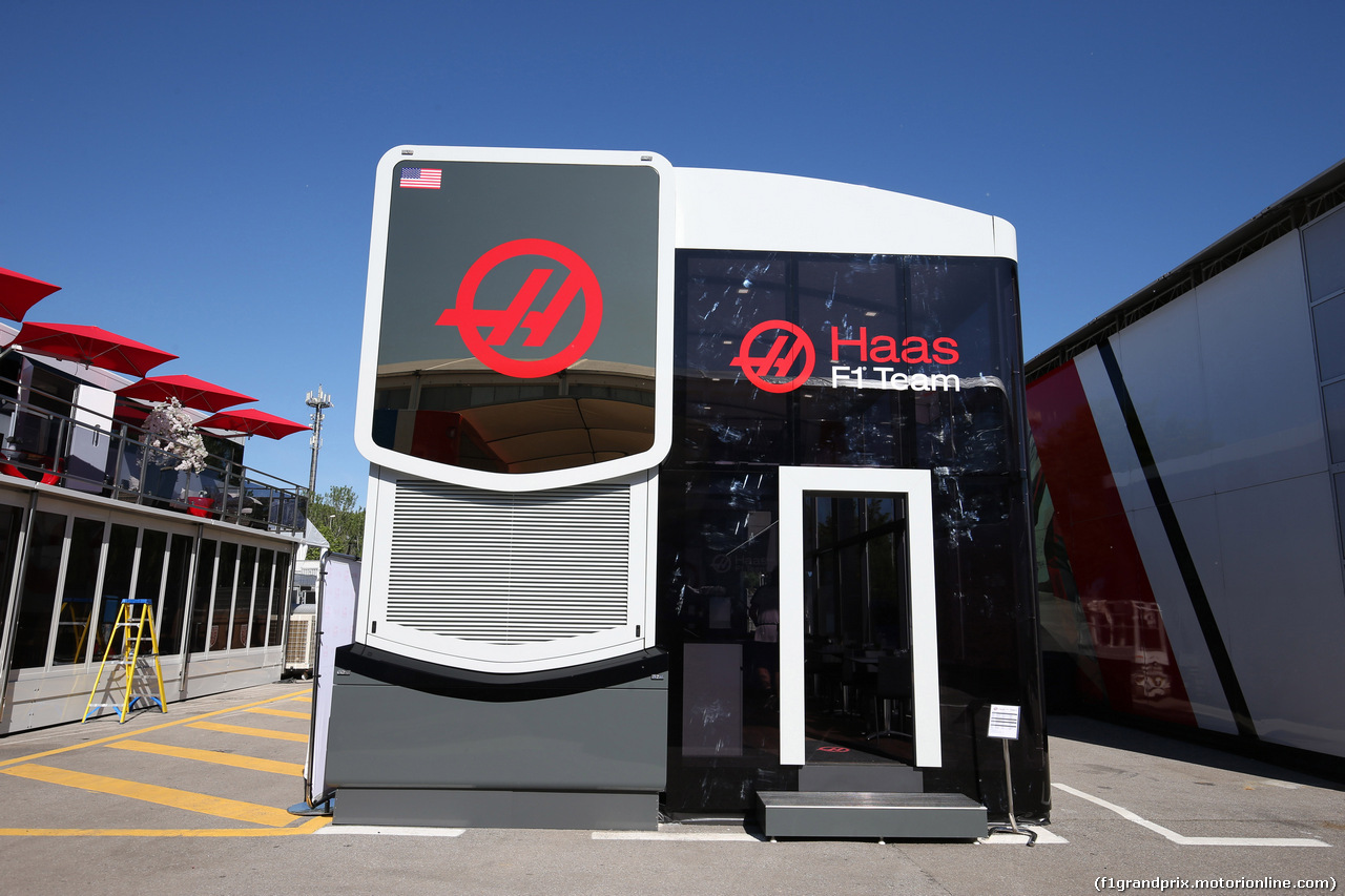 GP SPAGNA, 12.05.2016 -  Haas F1 Team Hospitality