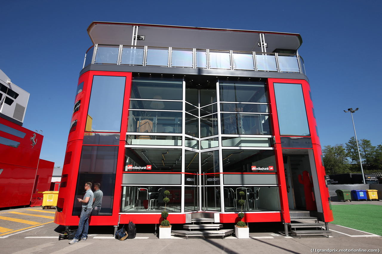 GP SPAGNA, 12.05.2016 - Ferrari Hospitality