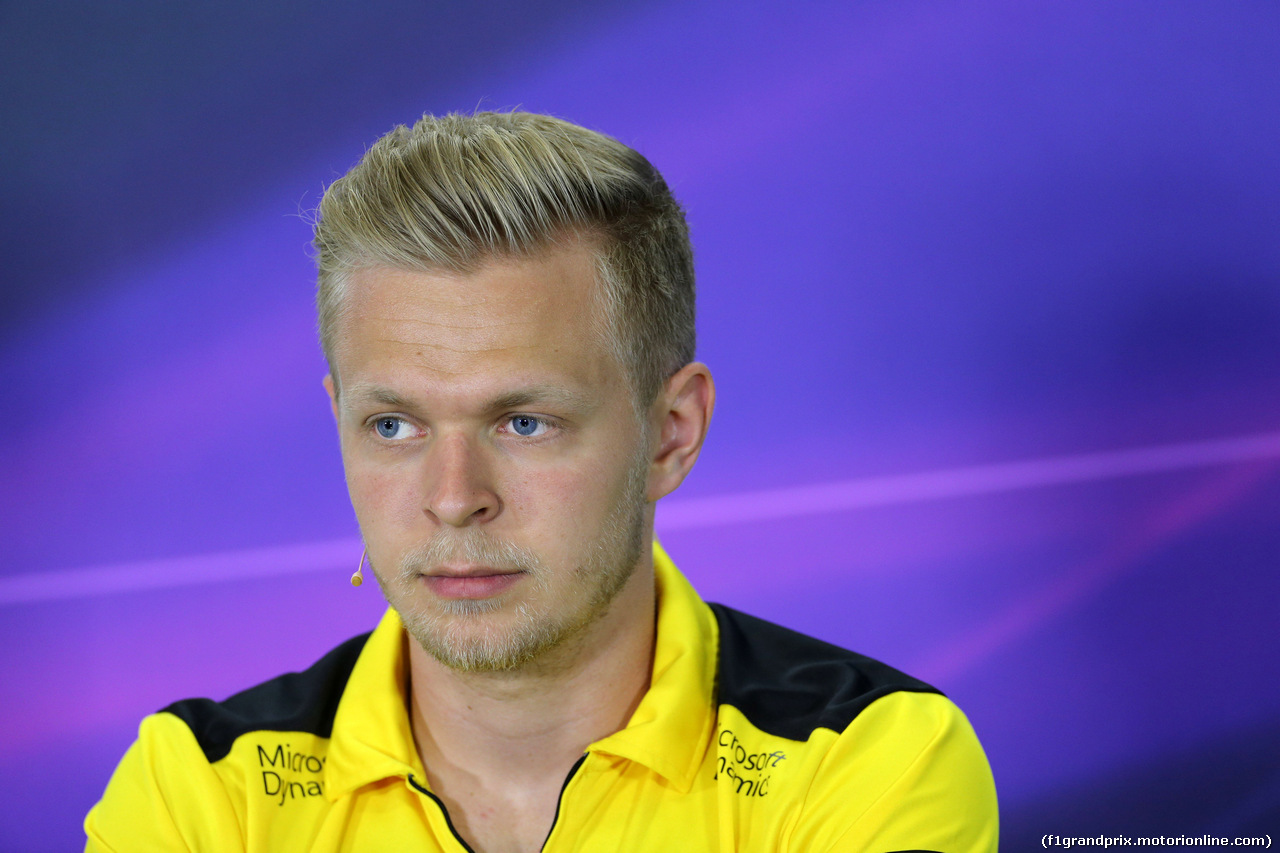 GP SPAGNA, 12.05.2016 -  Conferenza Stampa, Kevin Magnussen (DEN) Renault Sport F1 Team RS16