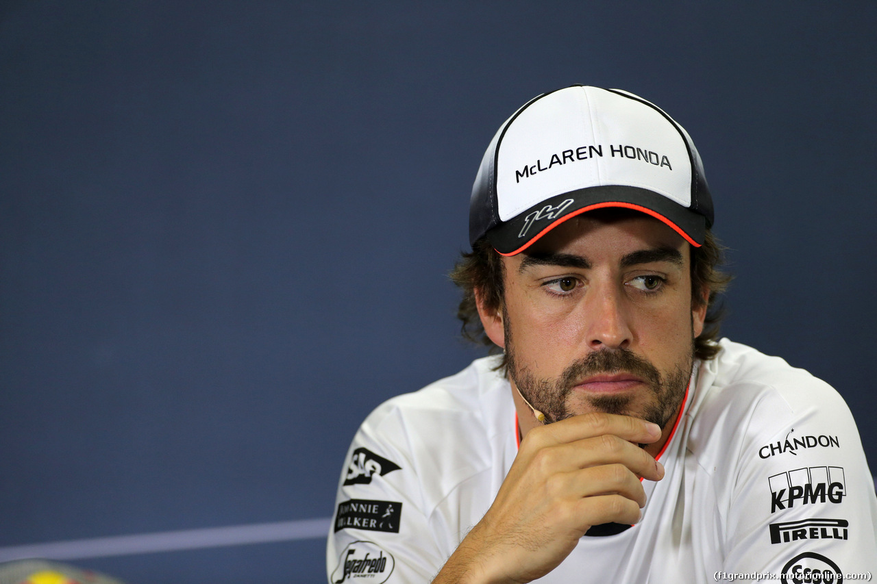 GP SPAGNA, 12.05.2016 -  Conferenza Stampa, Fernando Alonso (ESP) McLaren Honda MP4-31