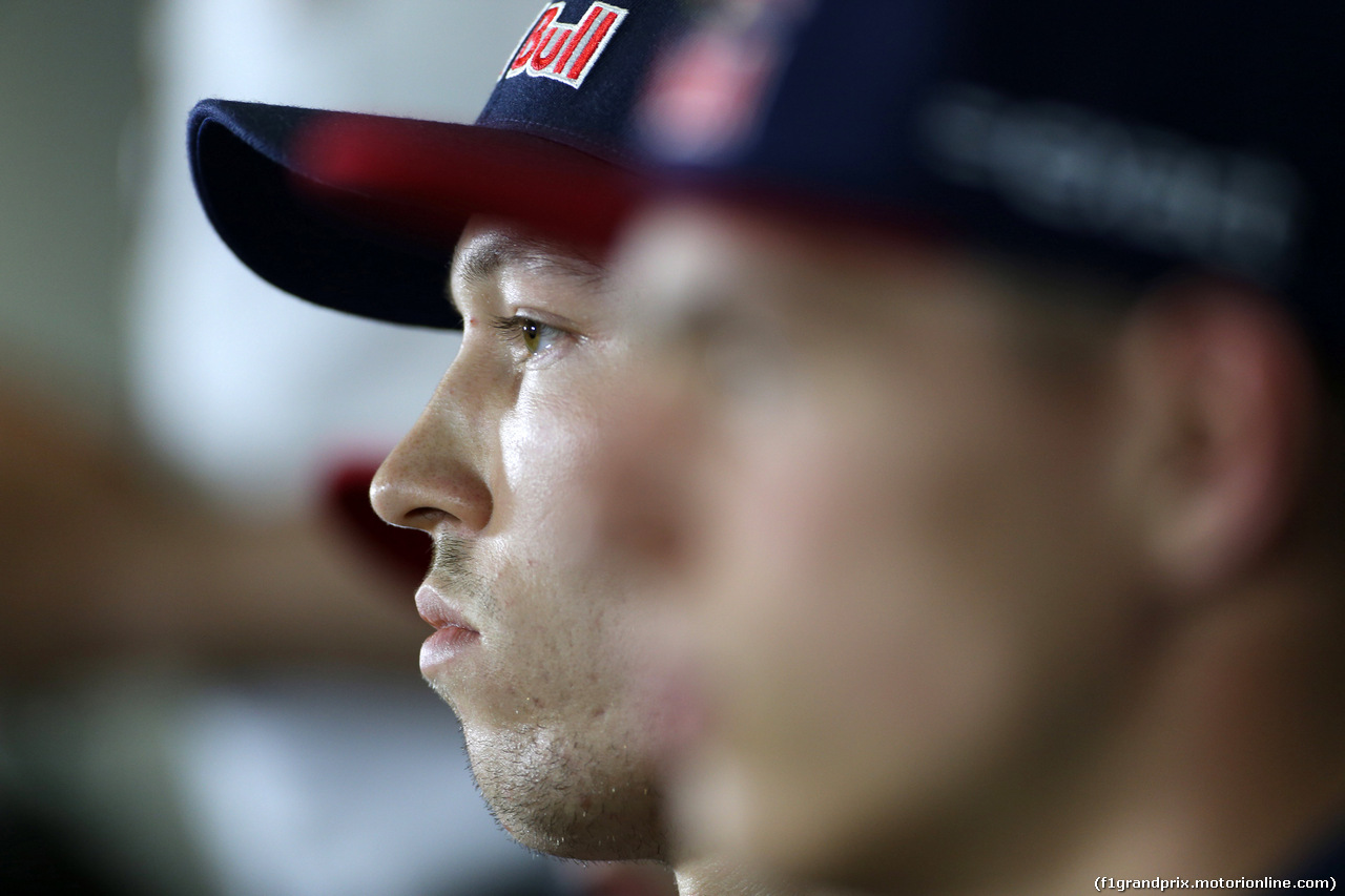 GP SPAGNA, 12.05.2016 -  Conferenza Stampa, (L-R) Daniil Kvyat (RUS) Scuderia Toro Rosso STR11 e Max Verstappen (NED) Red Bull Racing RB12