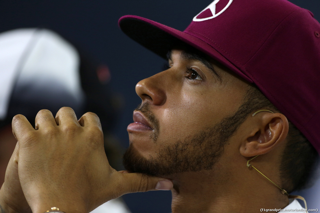 GP SPAGNA, 12.05.2016 -  Conferenza Stampa, Lewis Hamilton (GBR) Mercedes AMG F1 W07 Hybrid