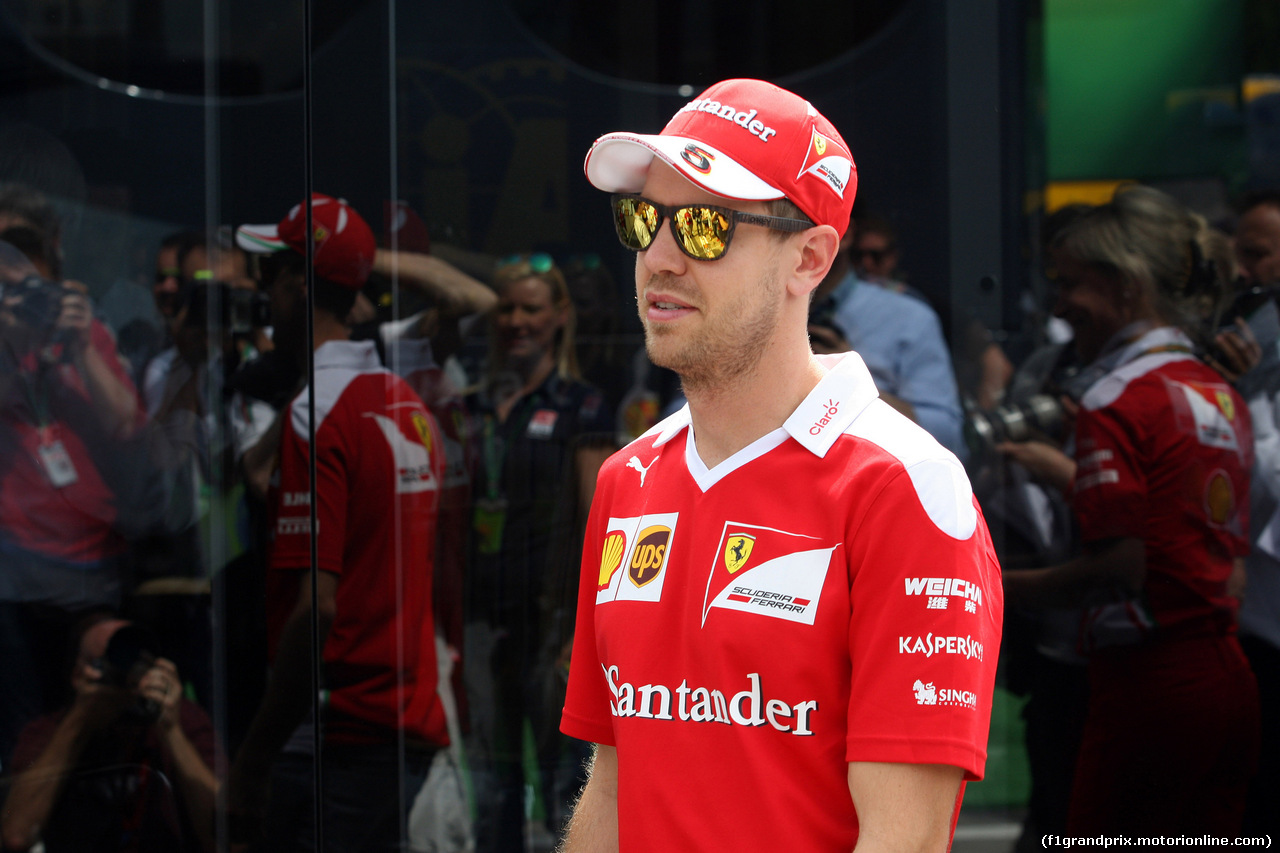 GP SPAGNA, 12.05.2016 -  Sebastian Vettel (GER) Ferrari SF16-H