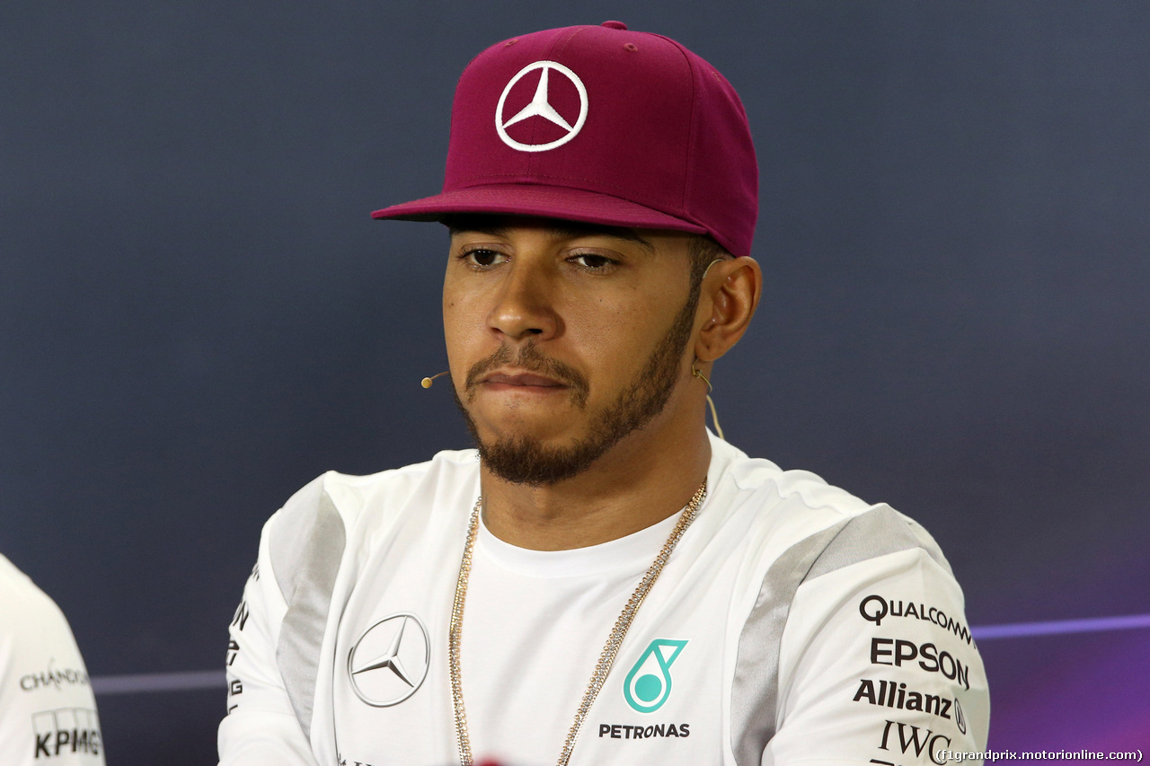 GP SPAGNA, 12.05.2016 -  Conferenza Stampa, Lewis Hamilton (GBR) Mercedes AMG F1 W07 Hybrid