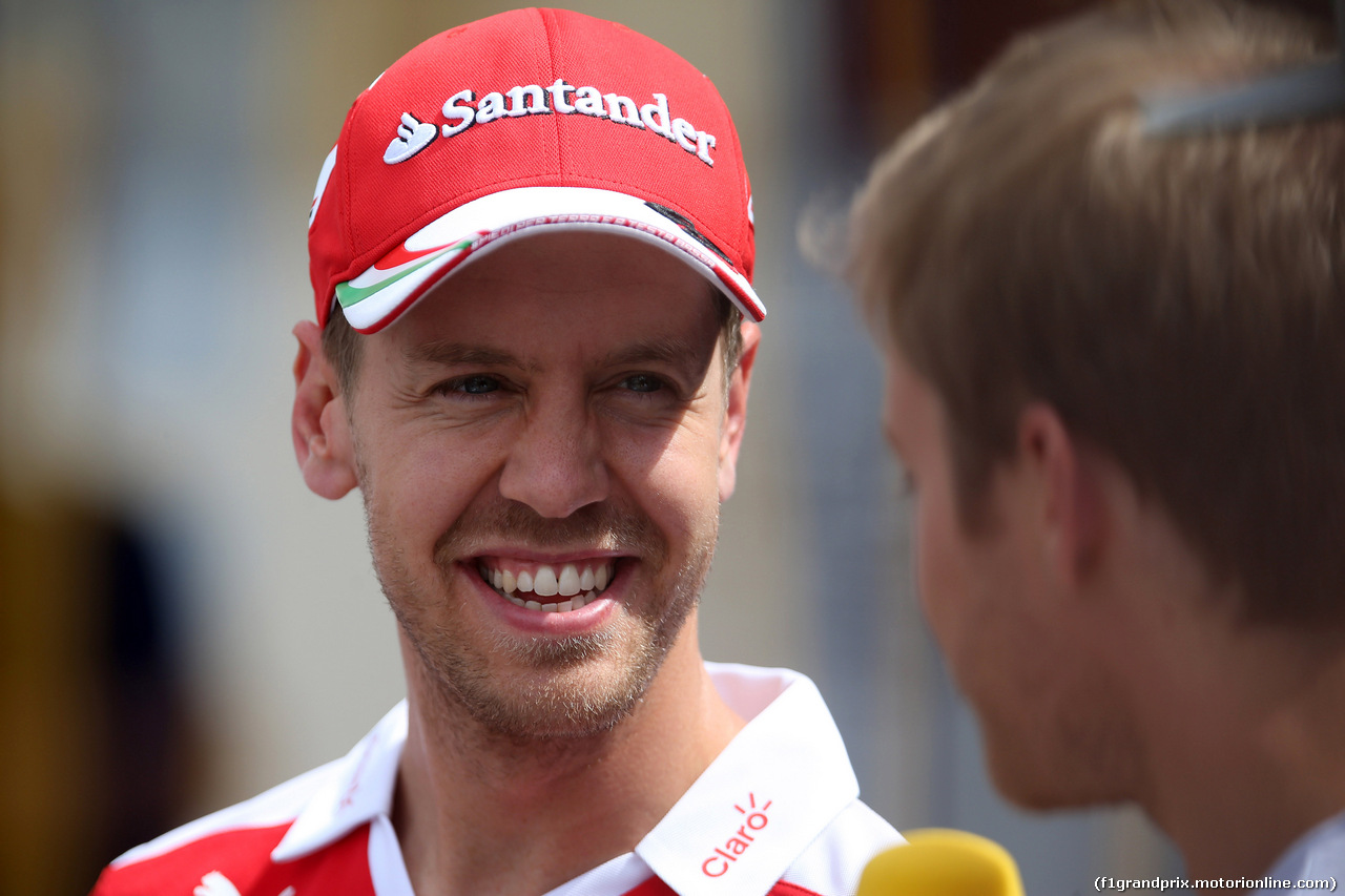 GP SPAGNA, 12.05.2016 -  Sebastian Vettel (GER) Ferrari SF16-H