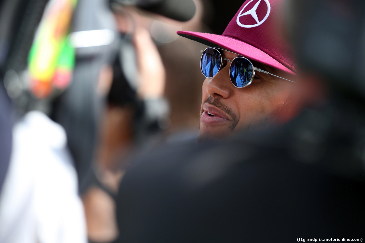 GP SPAGNA, 12.05.2016 -  Lewis Hamilton (GBR) Mercedes AMG F1 W07 Hybrid