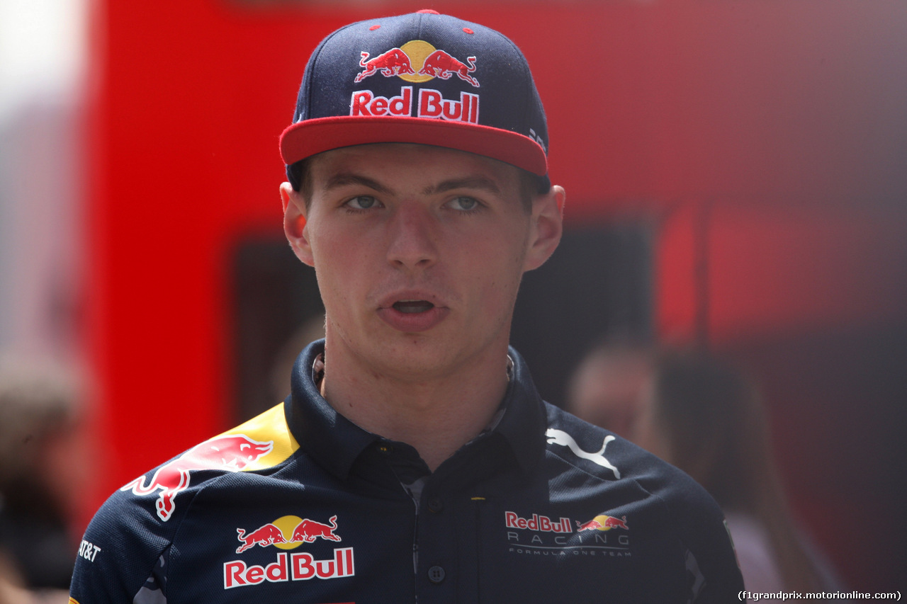GP SPAGNA, 12.05.2016 -  Max Verstappen (NED) Red Bull Racing RB12