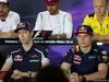 GP SPAGNA, 12.05.2016 -  Conferenza Stampa, (L-R) Daniil Kvyat (RUS) Scuderia Toro Rosso STR11 e Max Verstappen (NED) Red Bull Racing RB12