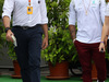 GP SPAGNA, 12.05.2016 -  Matteo Bonciani (ITA), F1 Head of Communications e Lewis Hamilton (GBR) Mercedes AMG F1 W07 Hybrid