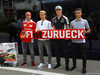 GP SPAGNA, 12.05.2016 -  Sebastian Vettel (GER) Ferrari SF16-H, Nico Rosberg (GER) Mercedes AMG F1 W07 Hybrid, Nico Hulkenberg (GER) Sahara Force India F1 VJM09 e Pascal Wehrlein (GER) Manor Racing MRT05 promote the return of the German Grand Prix.