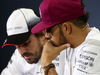 GP SPAGNA, 12.05.2016 -  Conferenza Stampa, Fernando Alonso (ESP) McLaren Honda MP4-31 e Lewis Hamilton (GBR) Mercedes AMG F1 W07 Hybrid