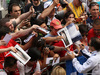 GP SPAGNA, 12.05.2016 - Felipe Massa (BRA) Williams FW38 with fans