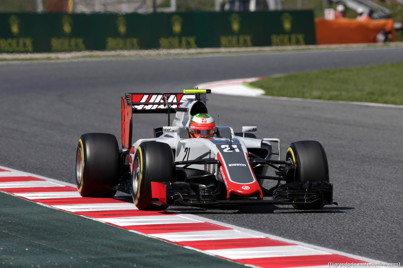 GP SPAGNA, 14.05.2016 - Prove Libere 3, Esteban Gutierrez (MEX) Haas F1 Team VF-16