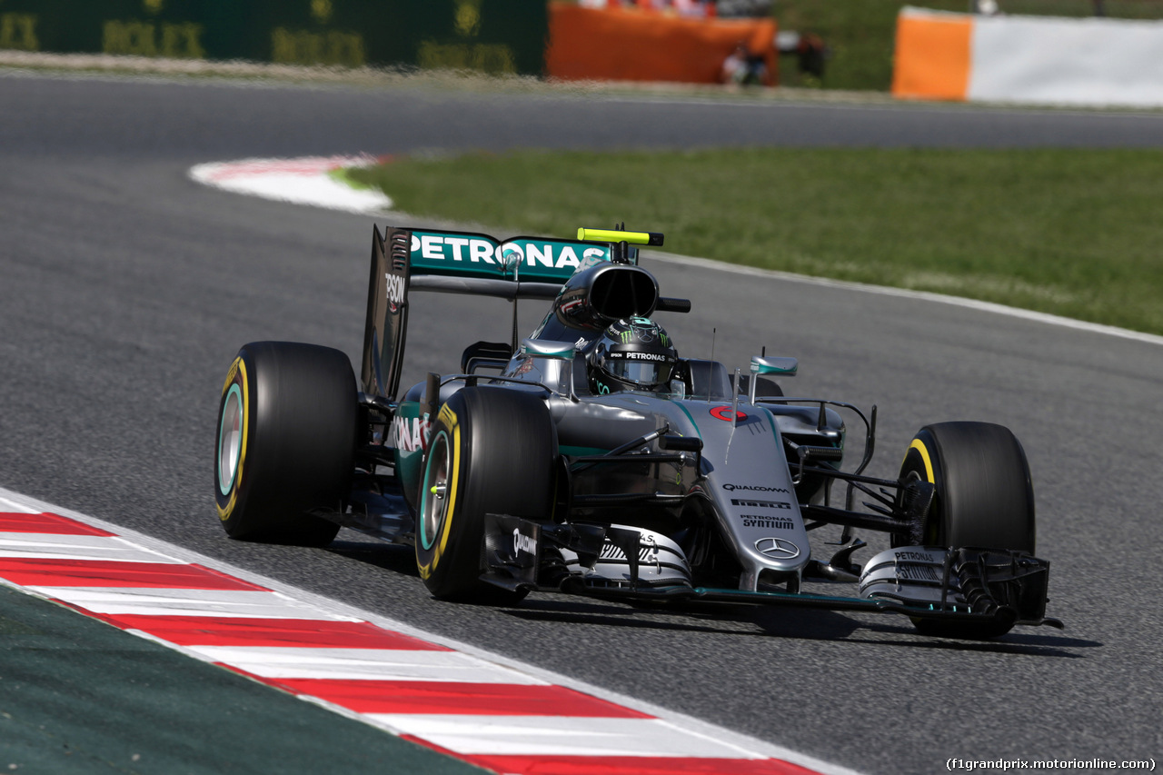GP SPAGNA, 14.05.2016 - Prove Libere 3, Nico Rosberg (GER) Mercedes AMG F1 W07 Hybrid