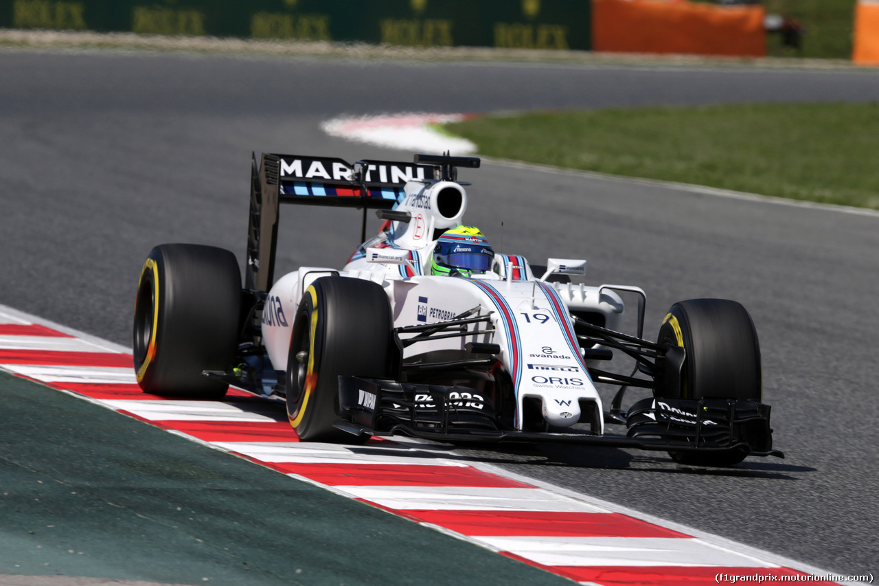 GP SPAGNA, 14.05.2016 - Prove Libere 3, Felipe Massa (BRA) Williams FW38