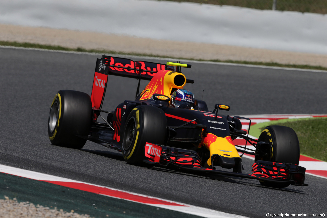 GP SPAGNA, 14.05.2016 - Prove Libere 3, Max Verstappen (NED) Red Bull Racing RB12