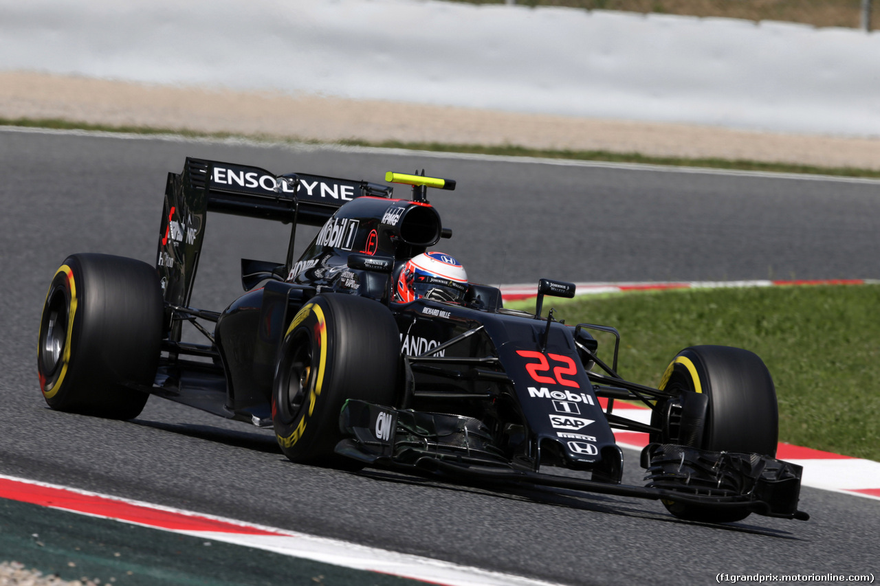 GP SPAGNA, 14.05.2016 - Prove Libere 3, Jenson Button (GBR)  McLaren Honda MP4-31