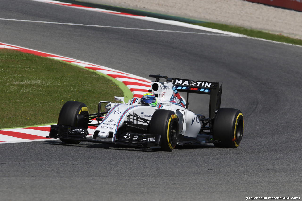 GP SPAGNA, 14.05.2016 - Prove Libere 3, Felipe Massa (BRA) Williams FW38