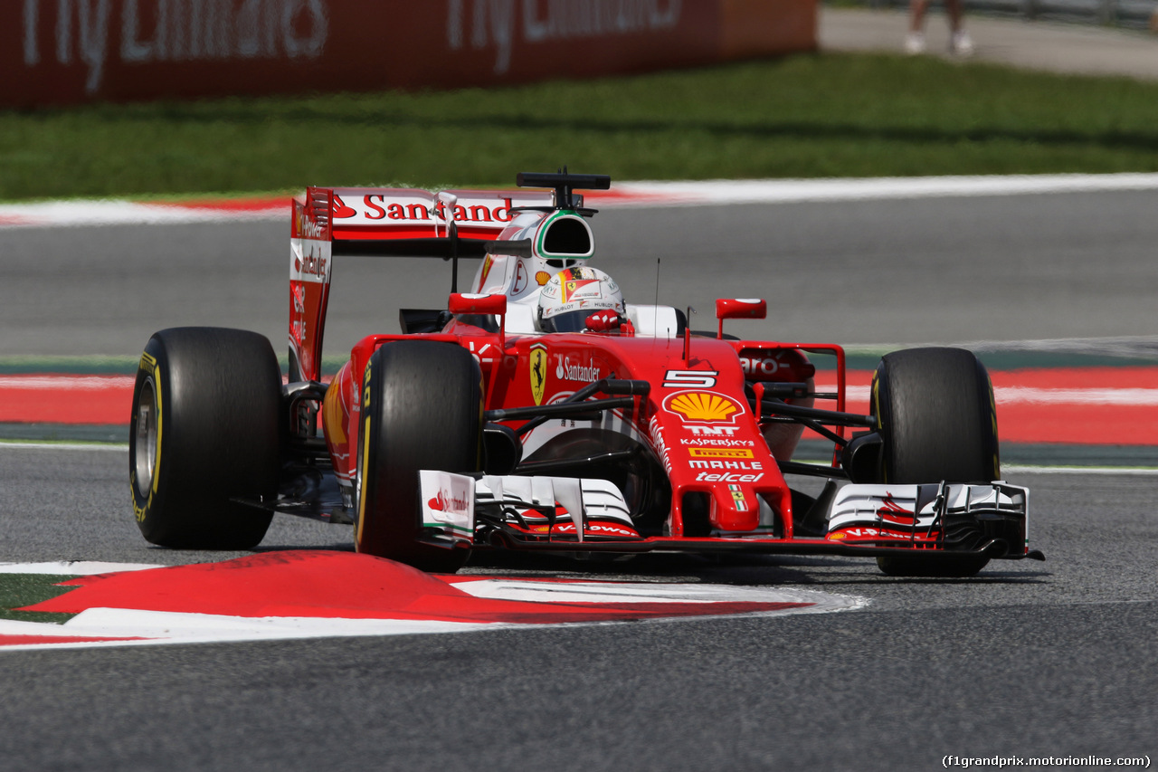 GP SPAGNA, 14.05.2016 - Prove Libere 3, Sebastian Vettel (GER) Ferrari SF16-H