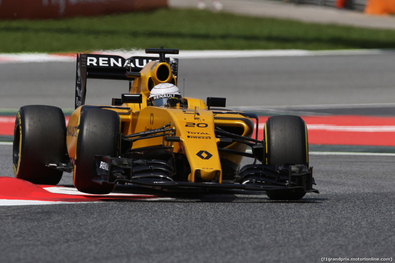 GP SPAGNA, 14.05.2016 - Prove Libere 3, Kevin Magnussen (DEN) Renault Sport F1 Team RS16