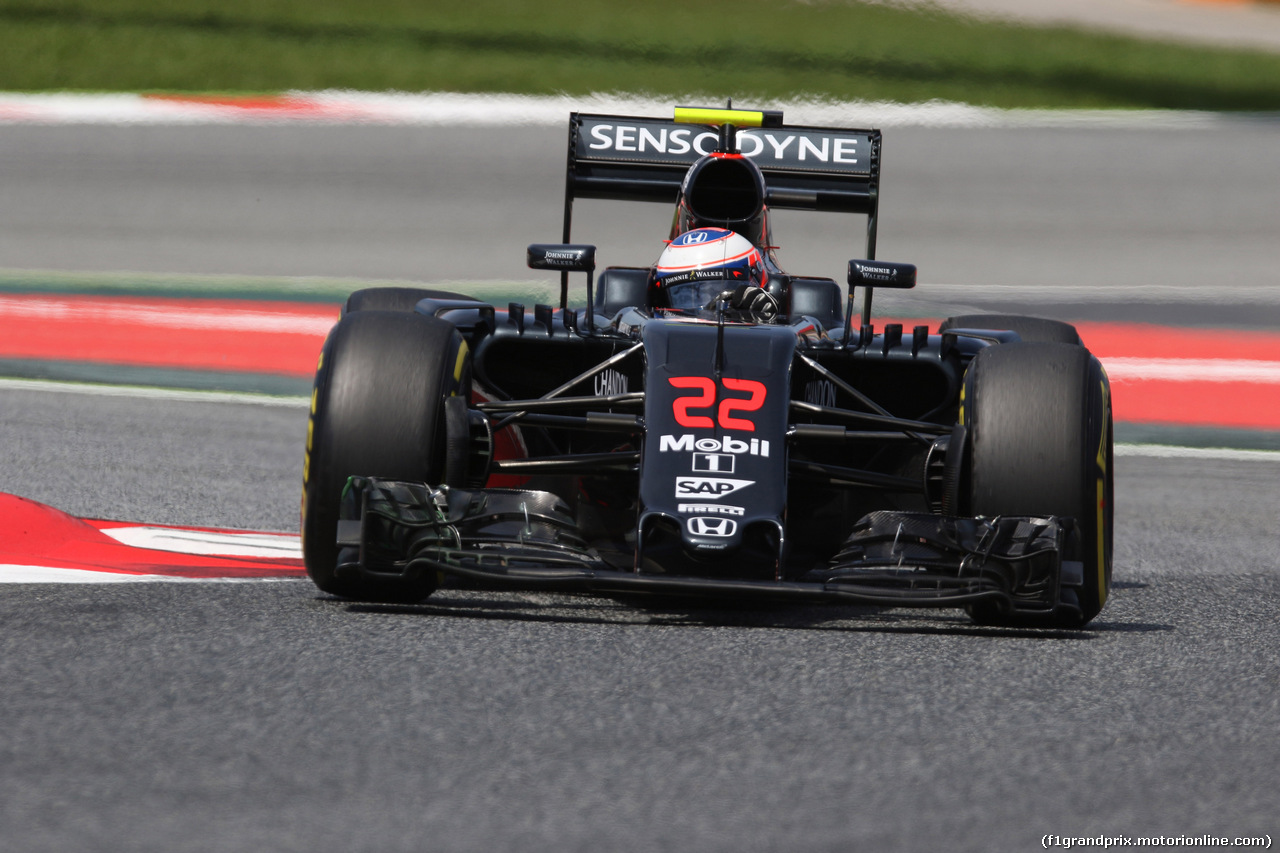 GP SPAGNA, 14.05.2016 - Prove Libere 3, Jenson Button (GBR)  McLaren Honda MP4-31
