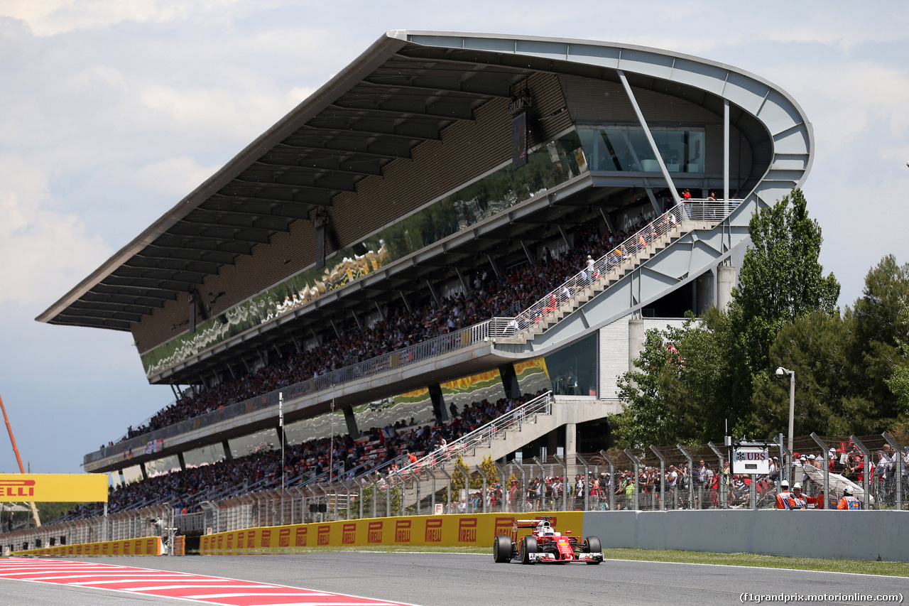 GP SPAGNA, 14.05.2016 - Qualifiche, Sebastian Vettel (GER) Ferrari SF16-H