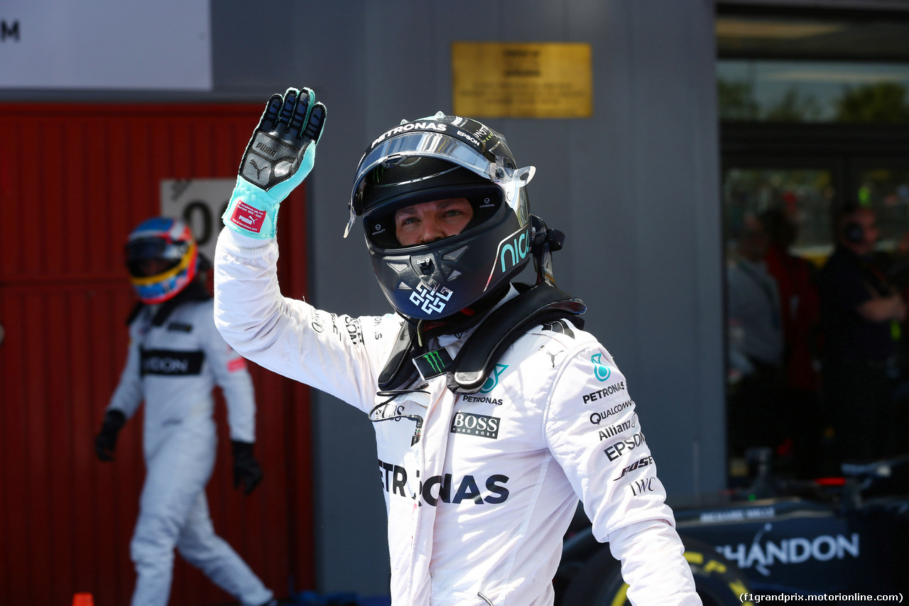 GP SPAGNA, 14.05.2016 - Qualifiche, secondo Nico Rosberg (GER) Mercedes AMG F1 W07 Hybrid