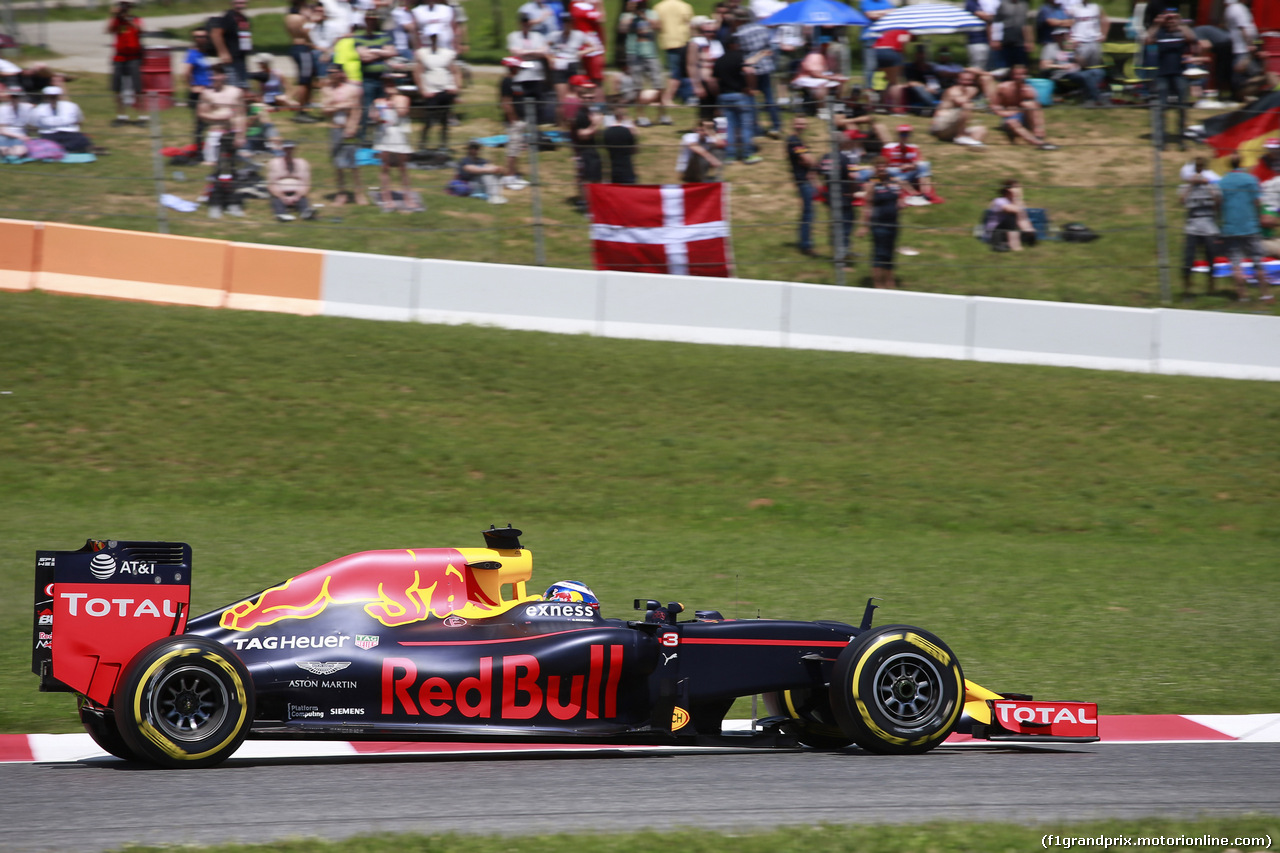 GP SPAGNA, 14.05.2016 - Qualifiche, Daniel Ricciardo (AUS) Red Bull Racing RB12