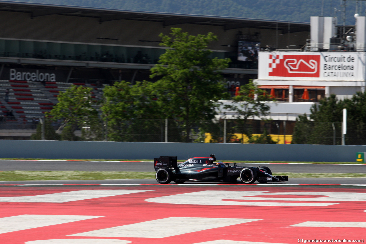 GP SPAGNA, 13.05.2016 - Prove Libere 1, Fernando Alonso (ESP) McLaren Honda MP4-31