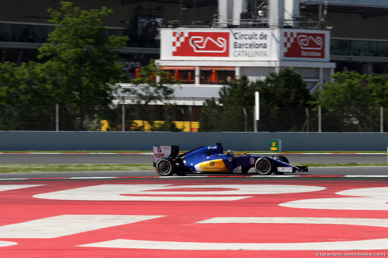 GP SPAGNA, 13.05.2016 - Prove Libere 1, Marcus Ericsson (SUE) Sauber C34