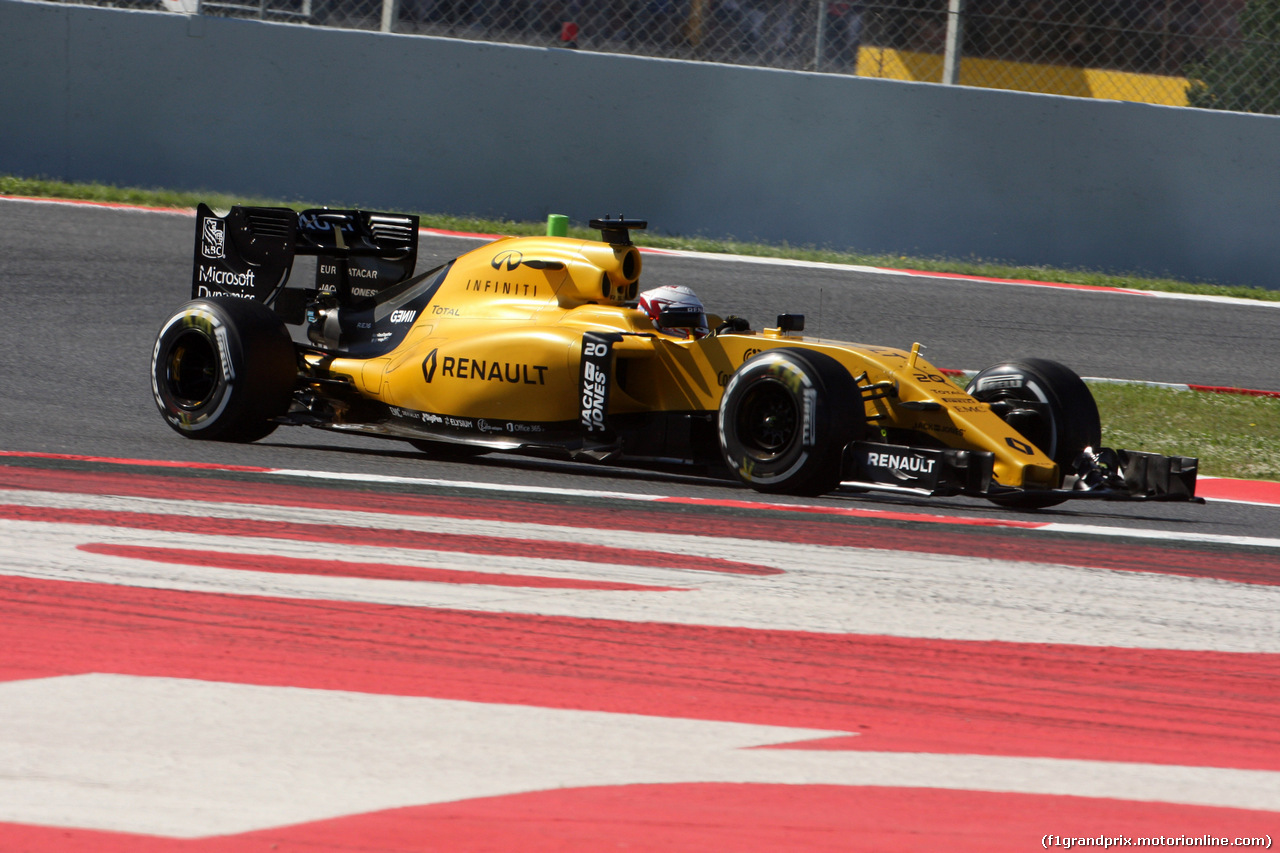 GP SPAGNA, 13.05.2016 - Prove Libere 1, Kevin Magnussen (DEN) Renault Sport F1 Team RS16