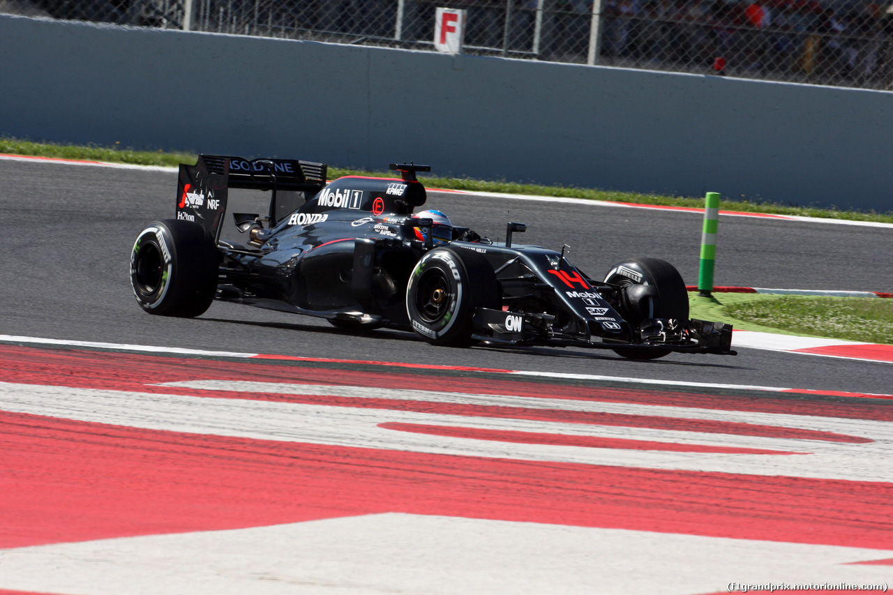 GP SPAGNA, 13.05.2016 - Prove Libere 1, Fernando Alonso (ESP) McLaren Honda MP4-31